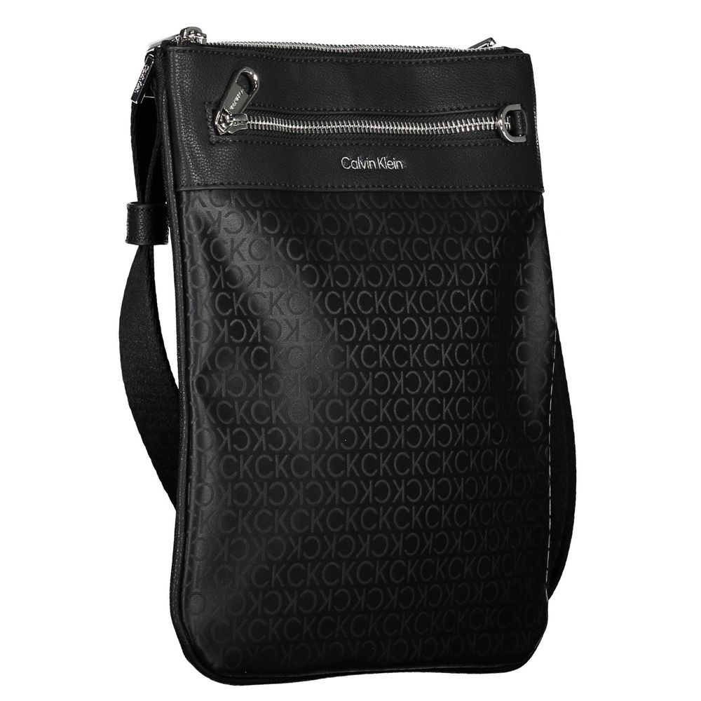 Calvin Klein – Schwarze Polyester-Umhängetasche