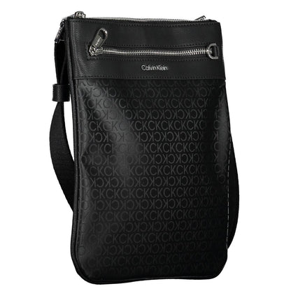 Calvin Klein – Schwarze Polyester-Umhängetasche