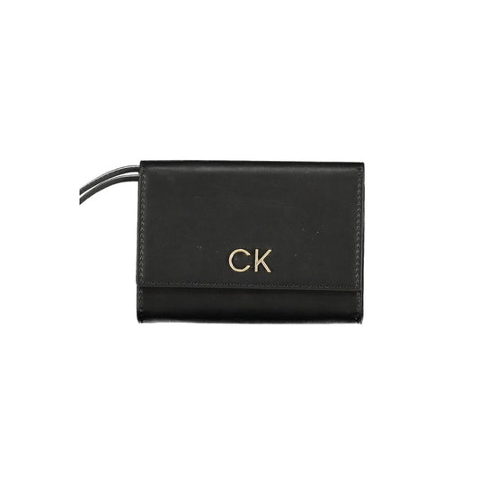 Calvin Klein Schwarze Polyester-Geldbörse