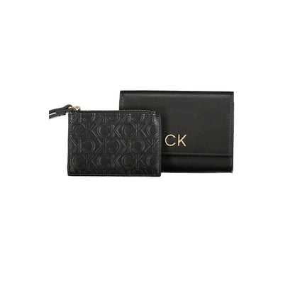 Calvin Klein Schwarze Polyester-Geldbörse