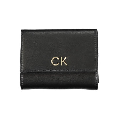 Calvin Klein Schwarze Polyester-Geldbörse