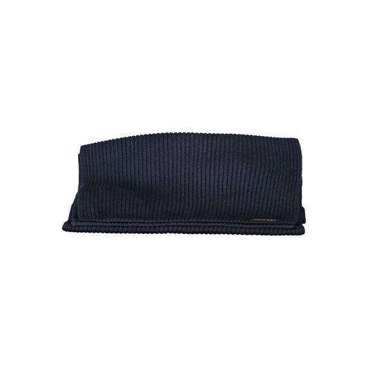 Calvin Klein Blauer Baumwollschal