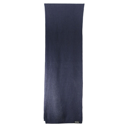 Calvin Klein Blauer Baumwollschal