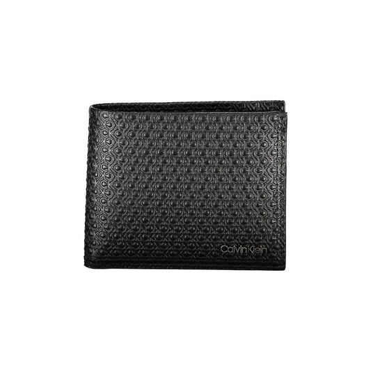 Calvin Klein Schwarze Lederbrieftasche