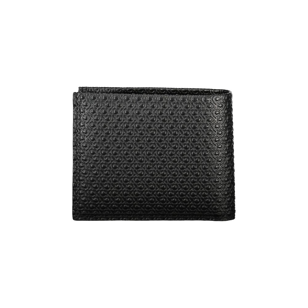 Calvin Klein Schwarze Lederbrieftasche