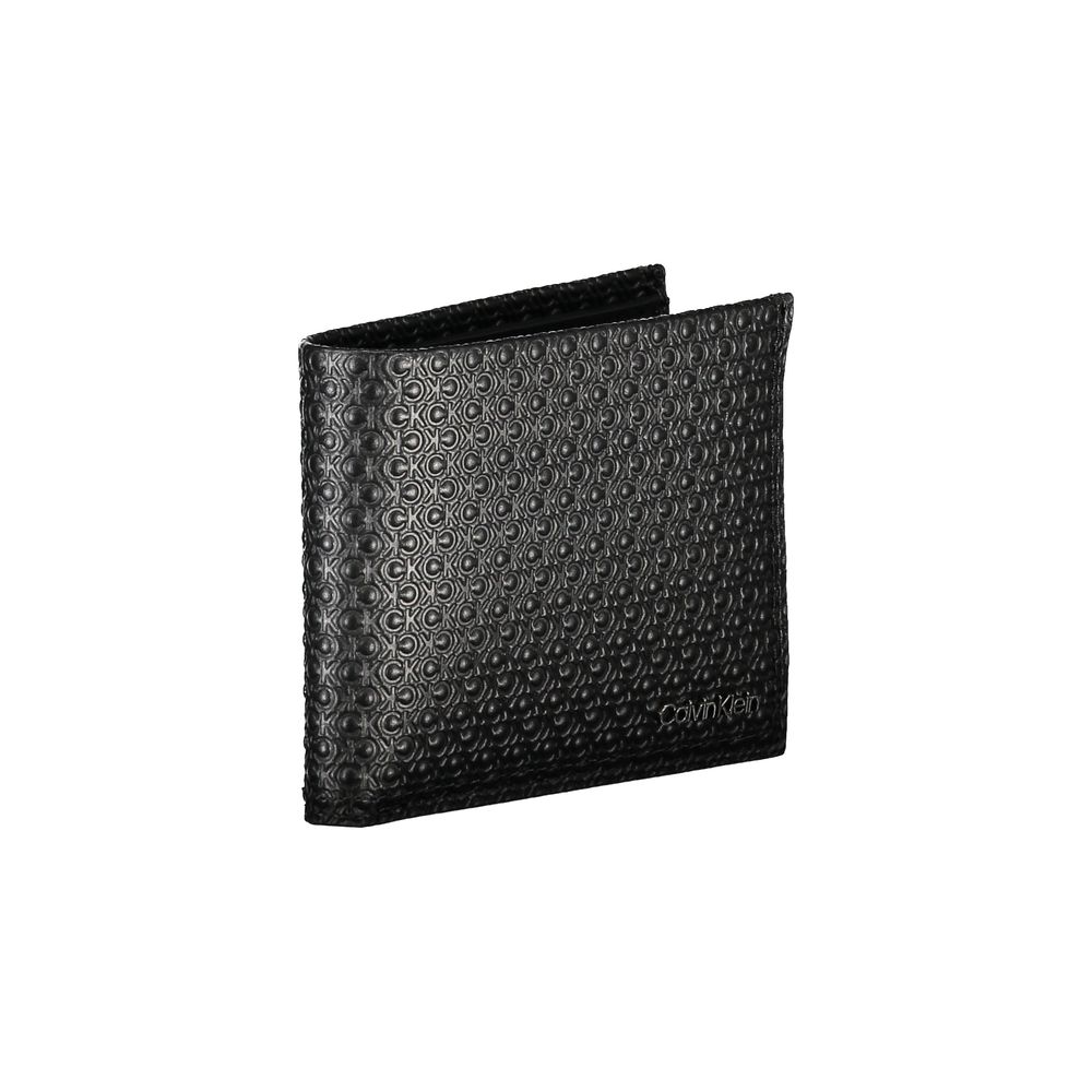 Calvin Klein Schwarze Lederbrieftasche
