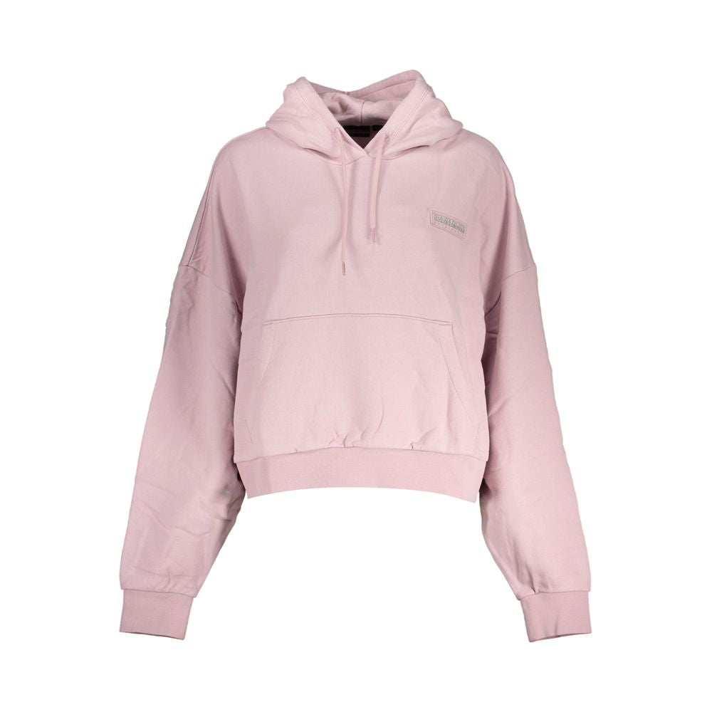 Rosafarbener Baumwollpullover von Napapijri