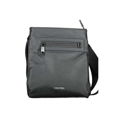 Calvin Klein – Schwarze Polyester-Umhängetasche
