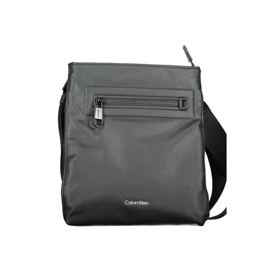 Calvin Klein – Schwarze Polyester-Umhängetasche