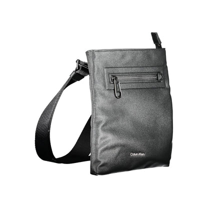 Calvin Klein – Schwarze Polyester-Umhängetasche