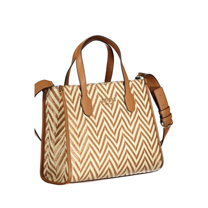 Guess Jeans – Braune Baumwollhandtasche