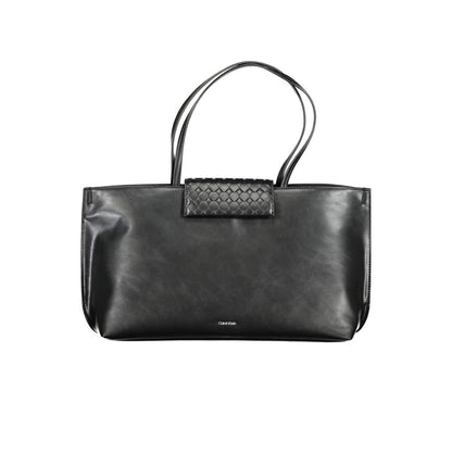 Calvin Klein Schwarze Polyester-Handtasche