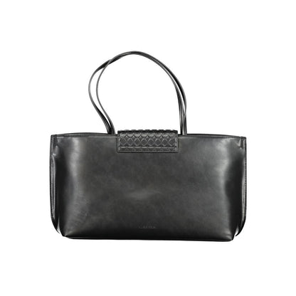 Calvin Klein Schwarze Polyester-Handtasche