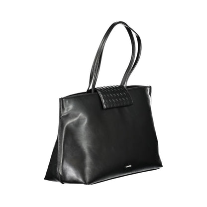 Calvin Klein Schwarze Polyester-Handtasche
