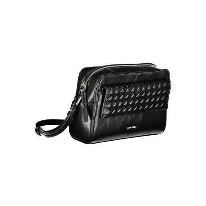 Calvin Klein Schwarze Polyester-Handtasche