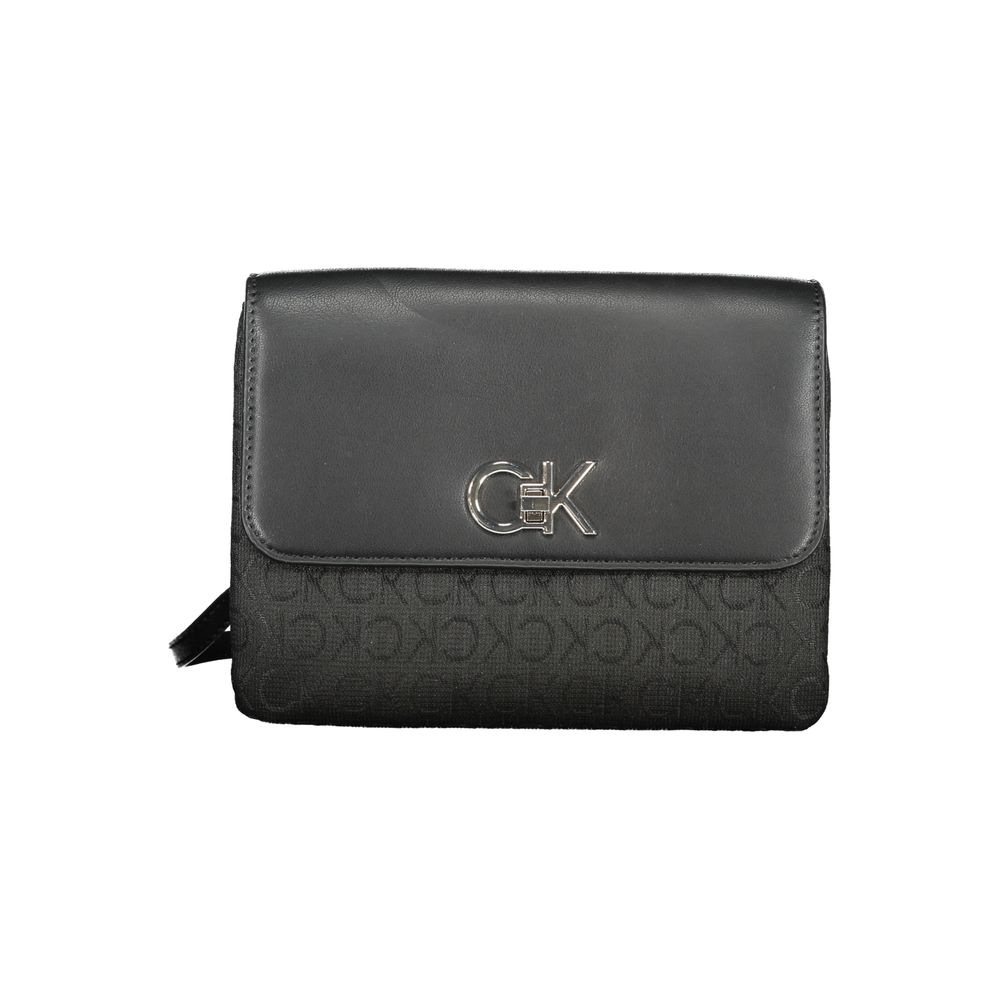 Calvin Klein Schwarze Polyester-Handtasche