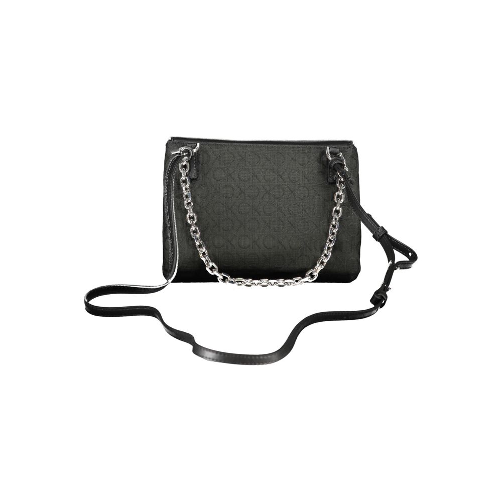 Calvin Klein Schwarze Polyester-Handtasche