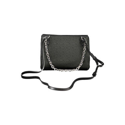 Calvin Klein Schwarze Polyester-Handtasche