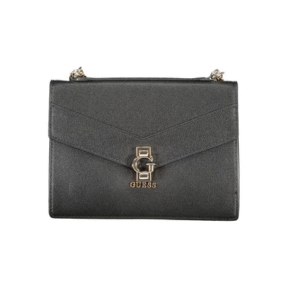 Guess Jeans – Schwarze Polyethylen-Handtasche
