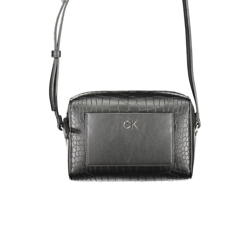Calvin Klein Schwarze Polyester-Handtasche