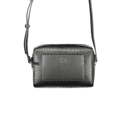 Calvin Klein Schwarze Polyester-Handtasche