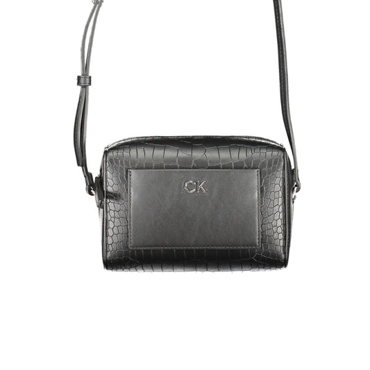 Calvin Klein Schwarze Polyester-Handtasche