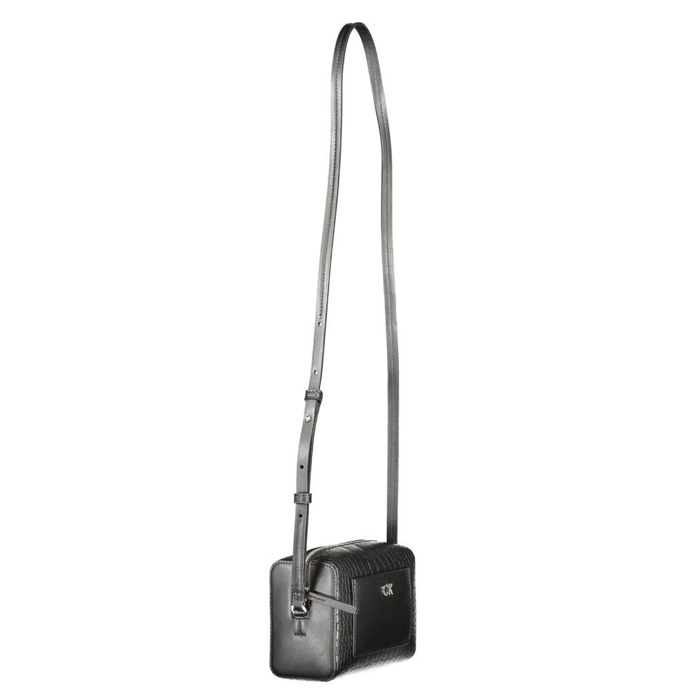 Calvin Klein Schwarze Polyester-Handtasche