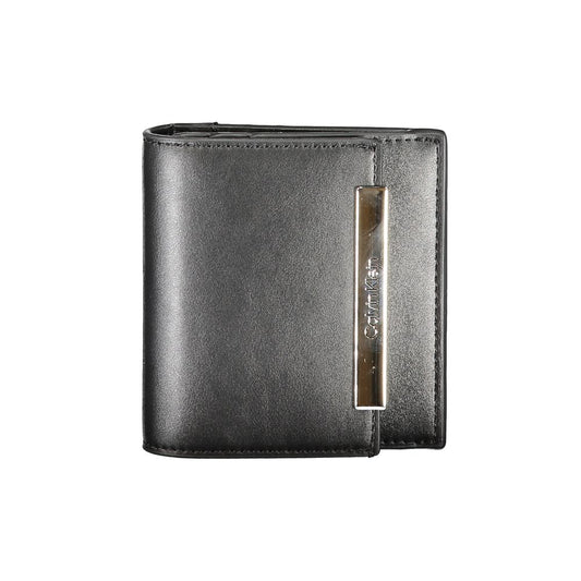 Calvin Klein Schwarze Polyester-Geldbörse