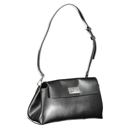 Calvin Klein Schwarze Polyester-Handtasche