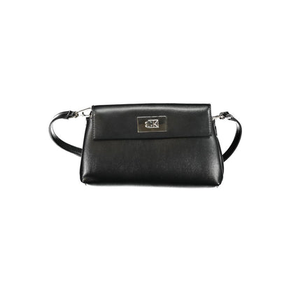Calvin Klein Schwarze Polyester-Handtasche