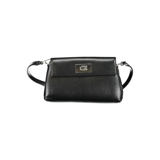 Calvin Klein Schwarze Polyester-Handtasche