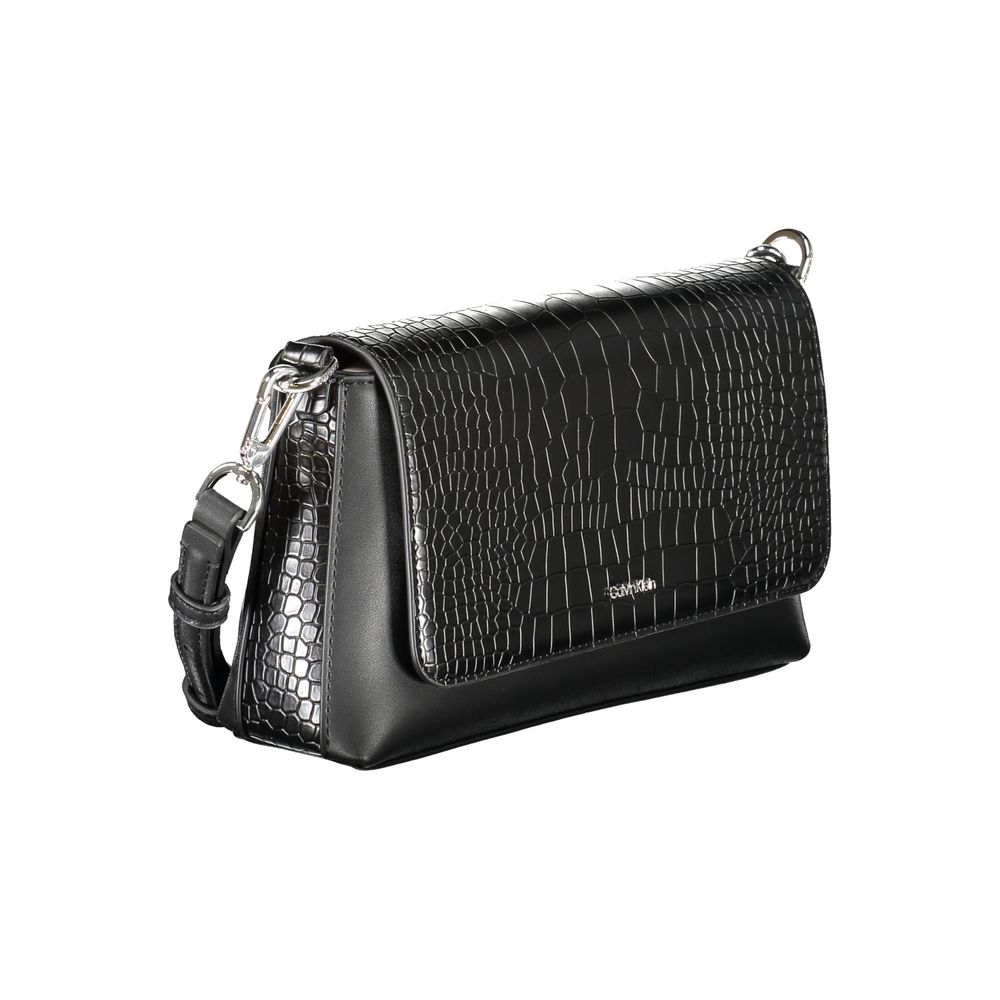 Calvin Klein Schwarze Polyester-Handtasche