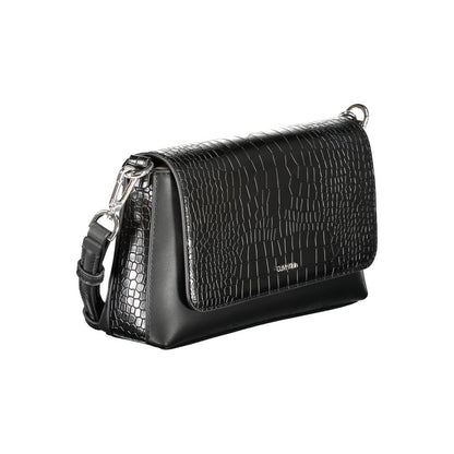 Calvin Klein Schwarze Polyester-Handtasche