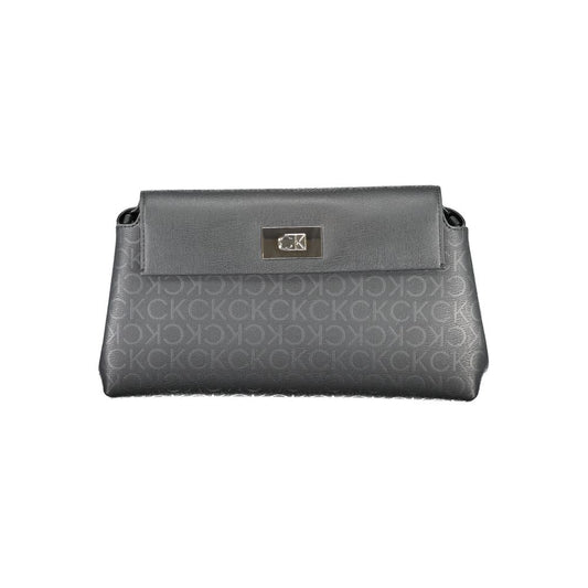Calvin Klein Schwarze Polyester-Handtasche