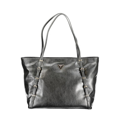 Guess Jeans – Schwarze Polyethylen-Handtasche