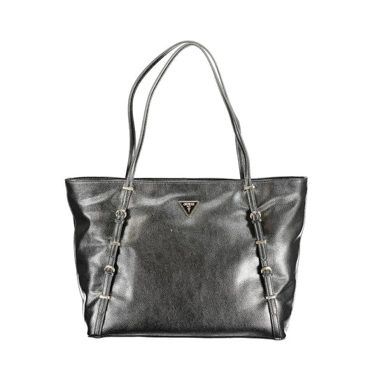Guess Jeans – Schwarze Polyethylen-Handtasche