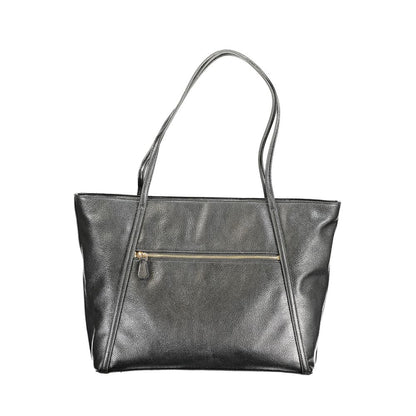 Guess Jeans – Schwarze Polyethylen-Handtasche