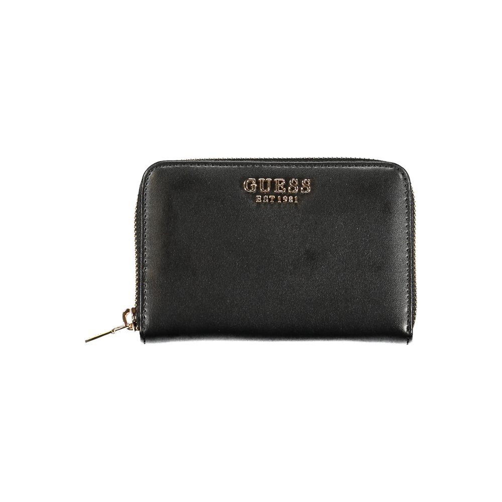 Guess Jeans – Schwarze Polyethylen-Geldbörse