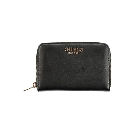 Guess Jeans – Schwarze Polyethylen-Geldbörse
