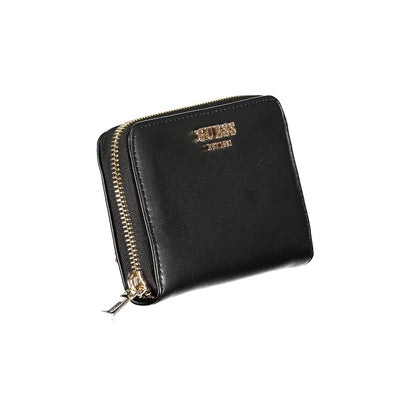 Guess Jeans – Schwarze Polyethylen-Geldbörse