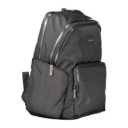 Calvin Klein – Schwarzer Polyester-Rucksack