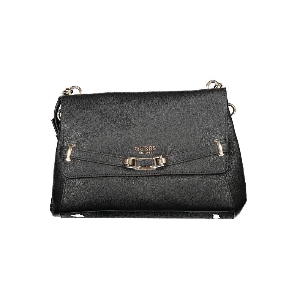 Guess Jeans – Schwarze Polyethylen-Handtasche