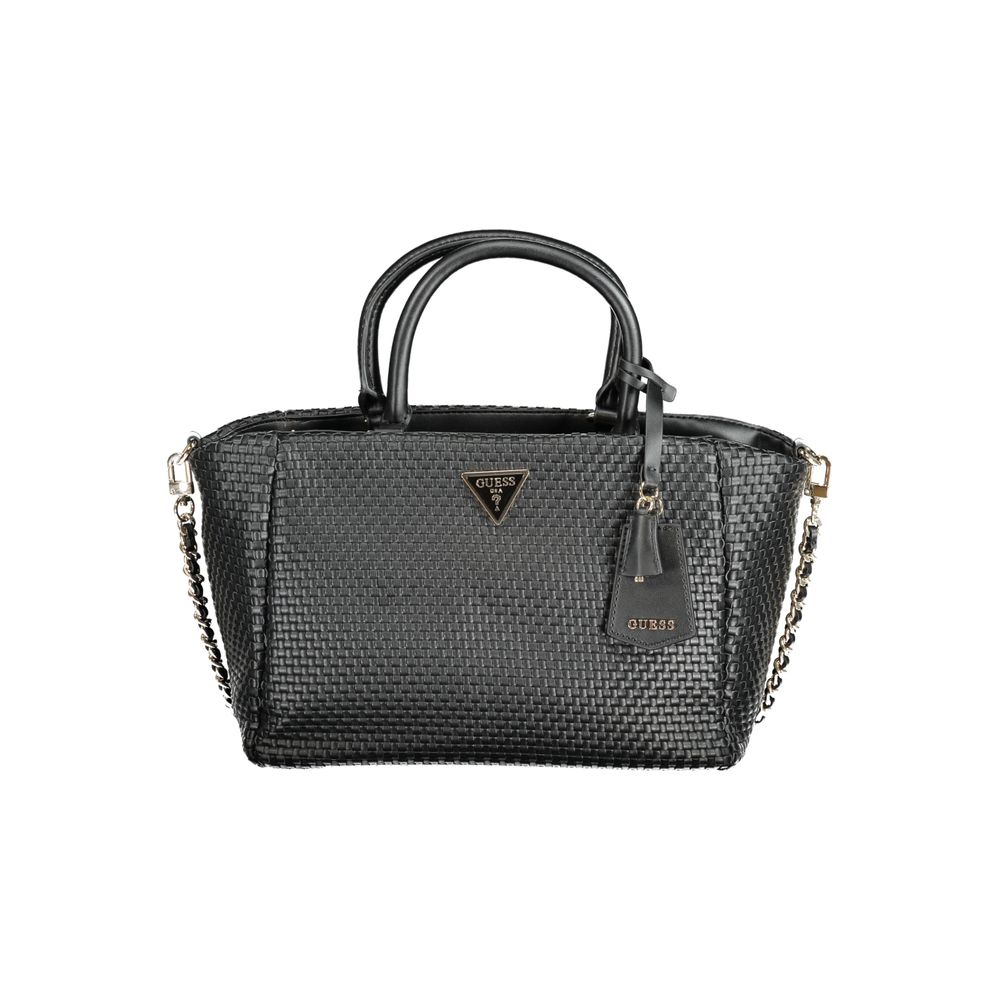 Guess Jeans – Schwarze Polyethylen-Handtasche