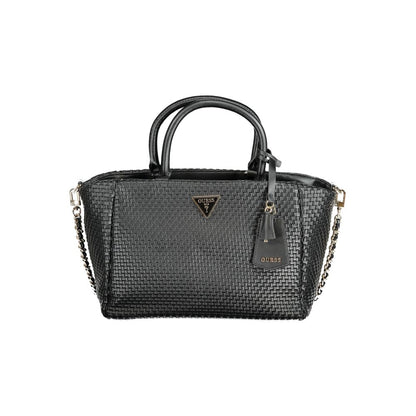 Guess Jeans – Schwarze Polyethylen-Handtasche