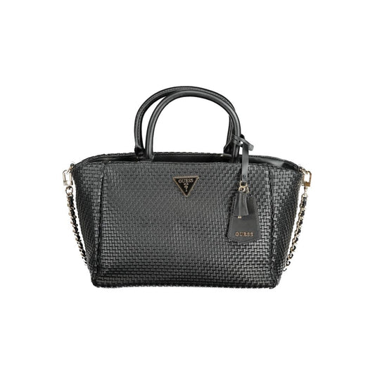 Guess Jeans – Schwarze Polyethylen-Handtasche