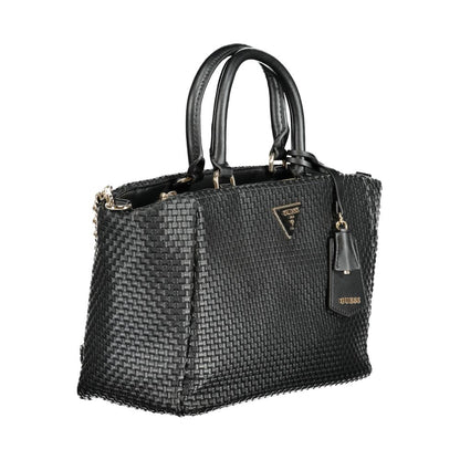 Guess Jeans – Schwarze Polyethylen-Handtasche