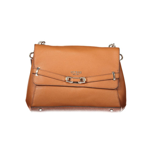 Guess Jeans – Braune Polyethylen-Handtasche