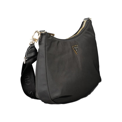 Guess Jeans – Schwarze Polyester-Handtasche