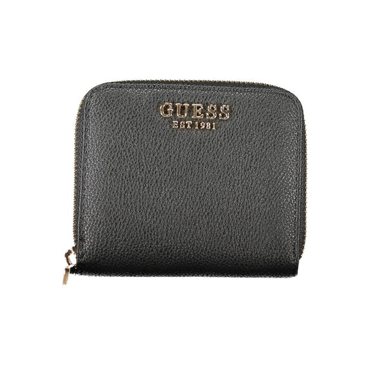 Guess Jeans – Schwarze Polyethylen-Geldbörse