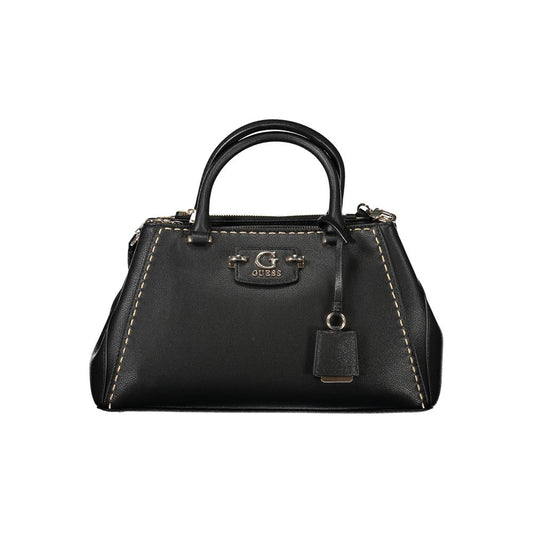 Guess Jeans – Schwarze Polyethylen-Handtasche